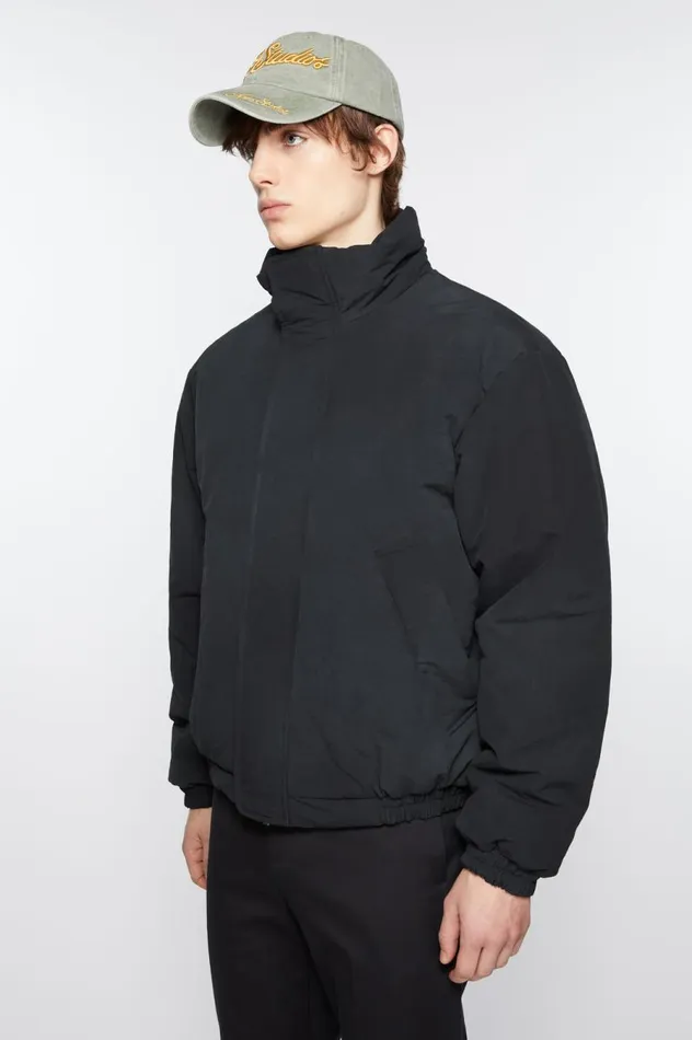Acne Studios Dyed Puffer Jacket Navy Men Outerwear