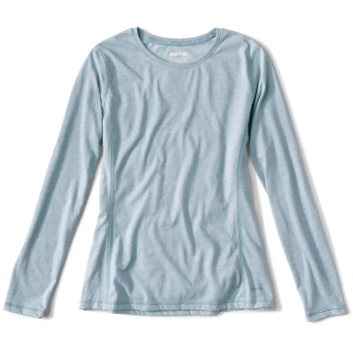 Active Women Orvis Womens Drirelease LongSleeved Tee Mineral Blue