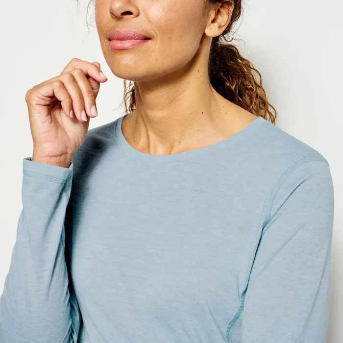 Active Women Orvis Womens Drirelease LongSleeved Tee Mineral Blue