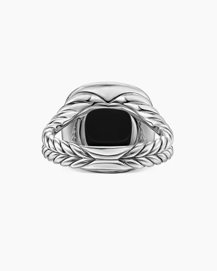 Albion Ring In Sterling Silver With Diamonds 11mm Women David Yurman Statement Albion Ring In Sterling Silver With Diamonds 11mm Women David Yurman Statement