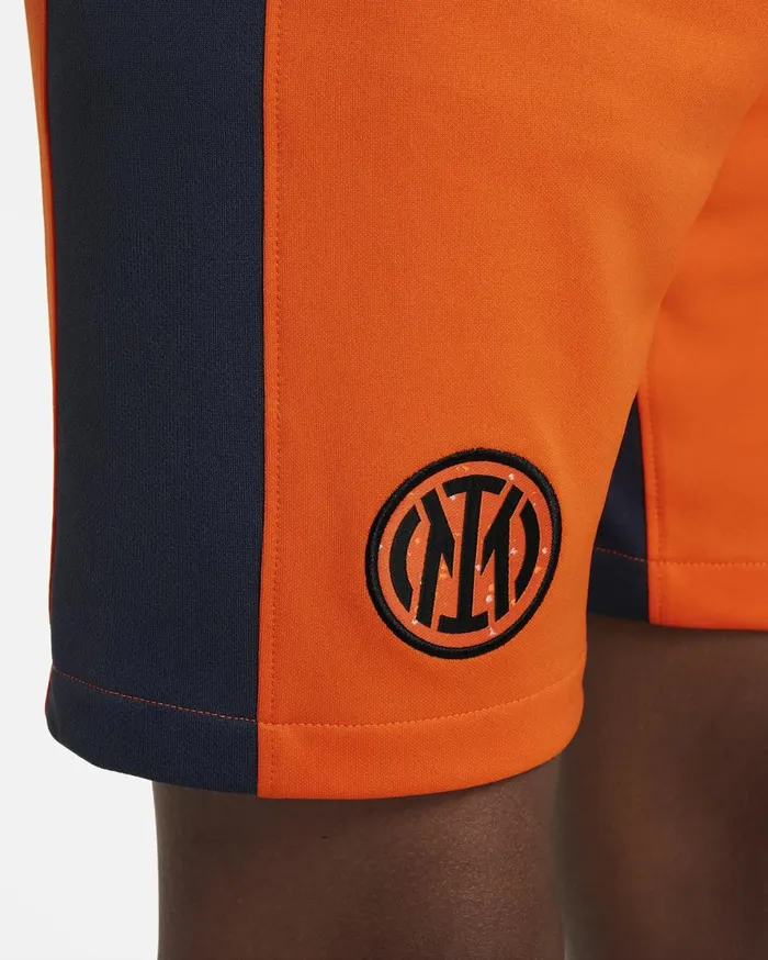 All Clothing Kids Nike Inter Milan 202324 Stadium Third Safety Orangethunder Blueblack