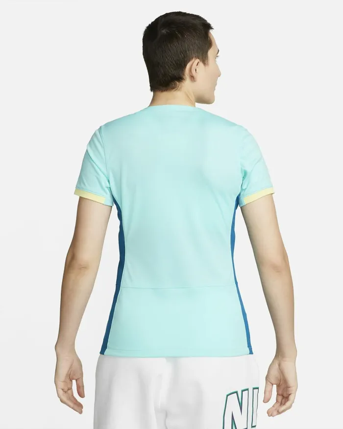 All Clothing Women Nike Australia 2023 Stadium Away Hyper Turquoisegreen Abysslight Citrongreen Abyss