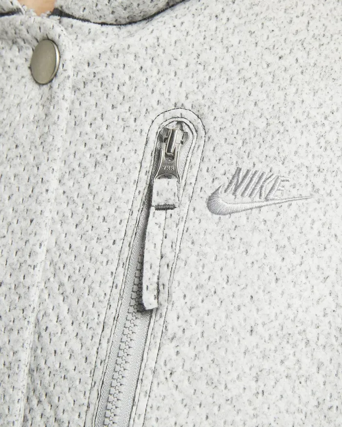 All Clothing Women Nike Forward Bomber Jacket Light Smoke Greyheatheranthracitelight Smoke Grey