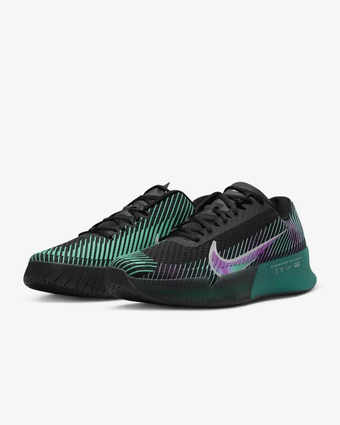 All Shoes Men Nike NikeCourt Air Zoom Vapor 11 Attack PRM Blackdeep Jungleclear Jade Iimulticolour