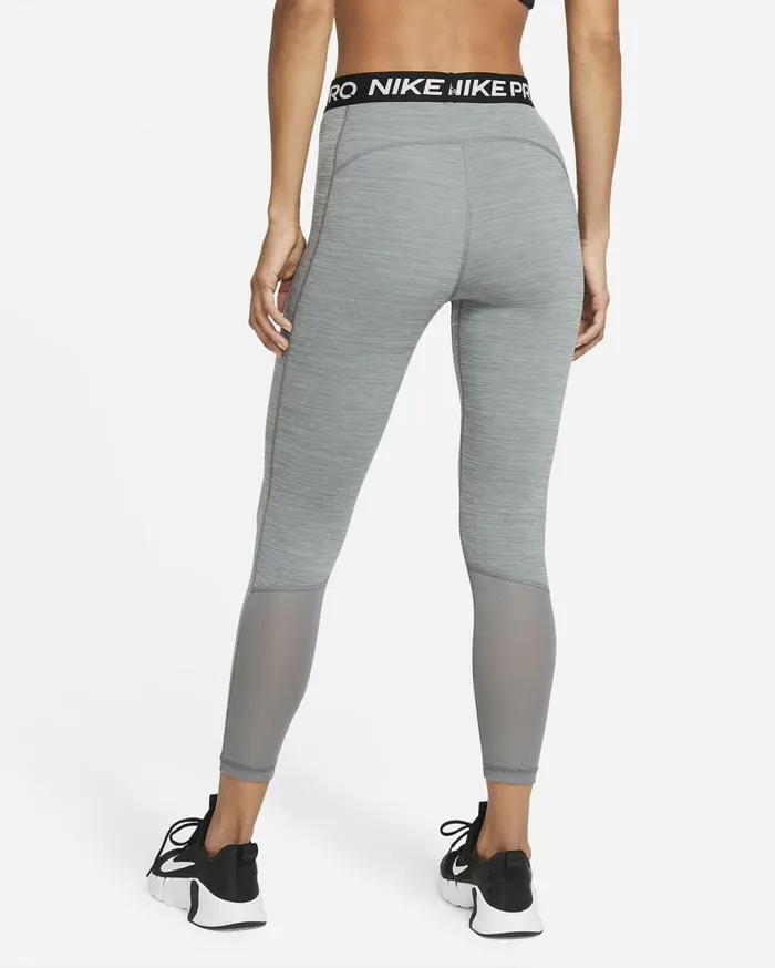 All Sports Women Nike Pro 365 Smoke Greyheatherblackblack