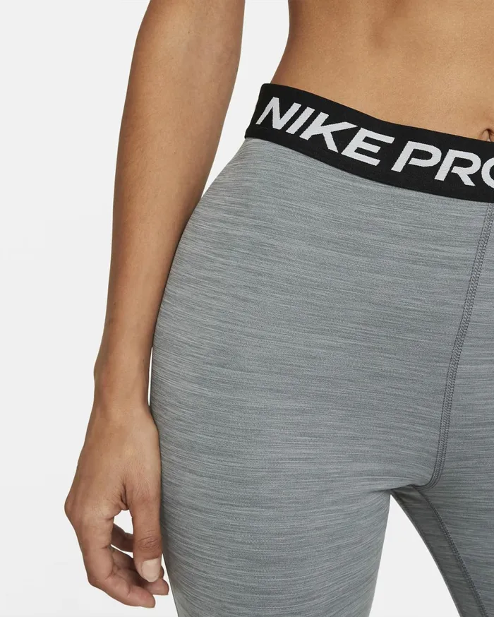 All Sports Women Nike Pro 365 Smoke Greyheatherblackblack