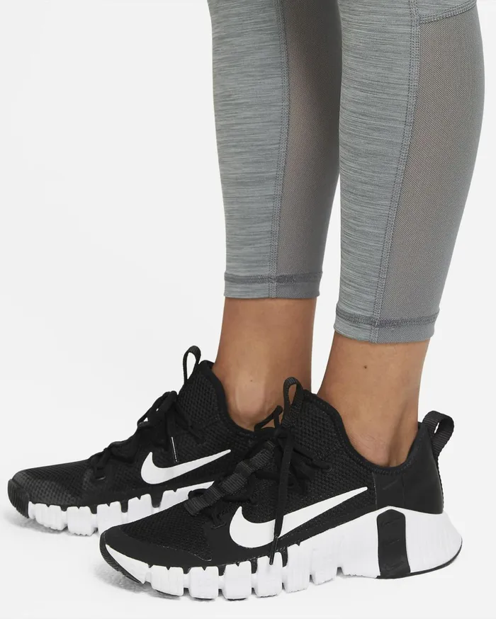 All Sports Women Nike Pro 365 Smoke Greyheatherblackblack