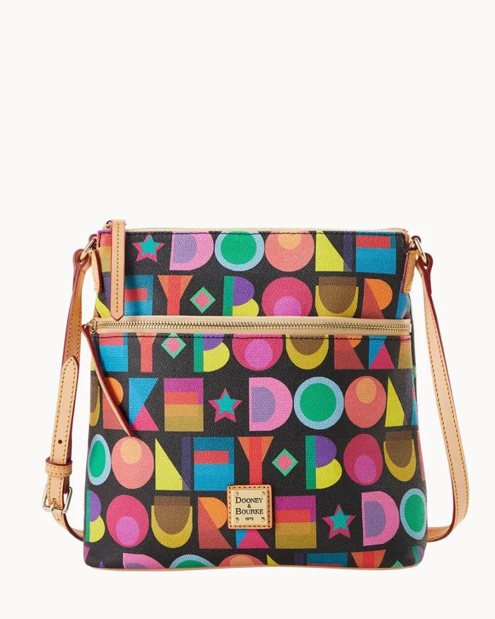 Art Deco Crossbody Black Women Dooney and Bourke Crossbodies