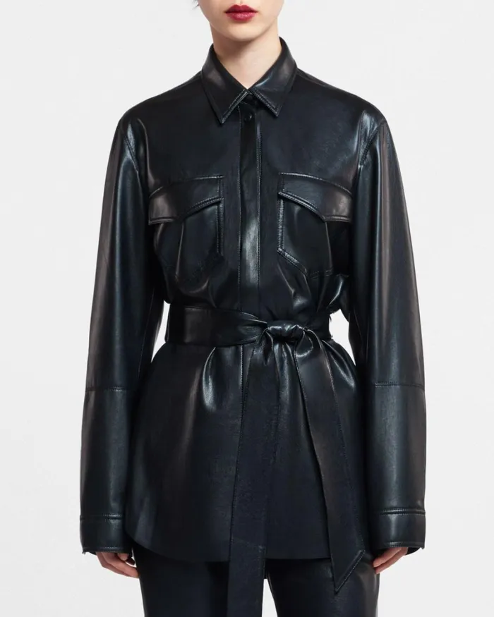 Artha Black Women Nanushka Tops