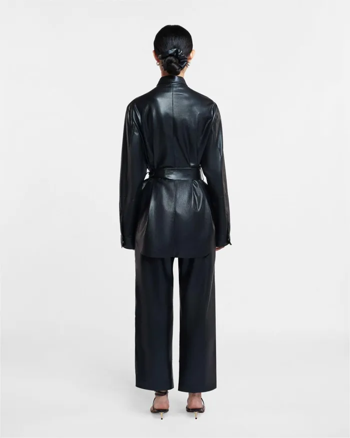 Artha Black Women Nanushka Tops Artha Black Women Nanushka Tops