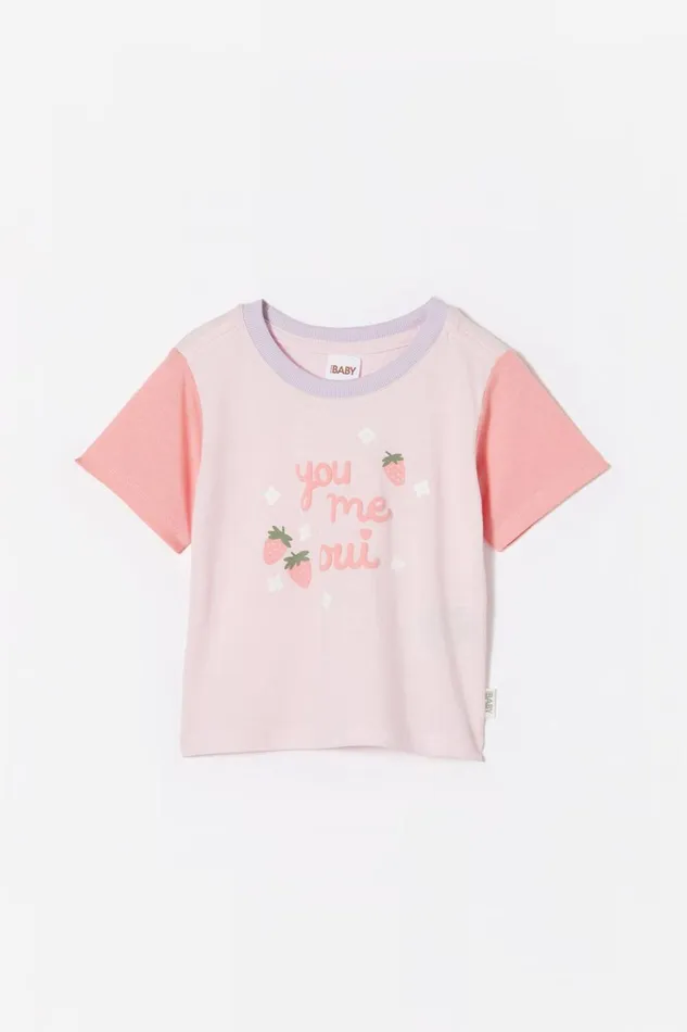 Baby Graphic Tees Cotton On Jamie Short Sleeve Tee Ballerina Pinkyou Me Oui