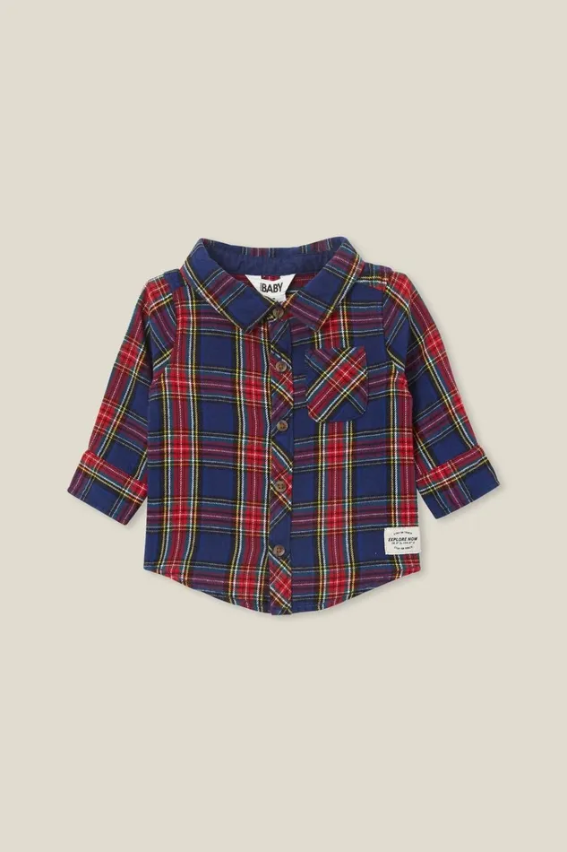 Baby Tops Jackets and Sweaters Cotton On Baby Rugged Shirt In The Navyheritage Red Plaid Baby Tops Jackets and Sweaters Cotton On Baby Rugged Shirt In The Navyheritage Red Plaid