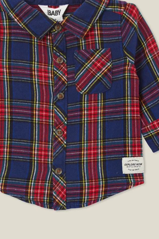 Baby Tops Jackets and Sweaters Cotton On Baby Rugged Shirt In The Navyheritage Red Plaid Baby Tops Jackets and Sweaters Cotton On Baby Rugged Shirt In The Navyheritage Red Plaid