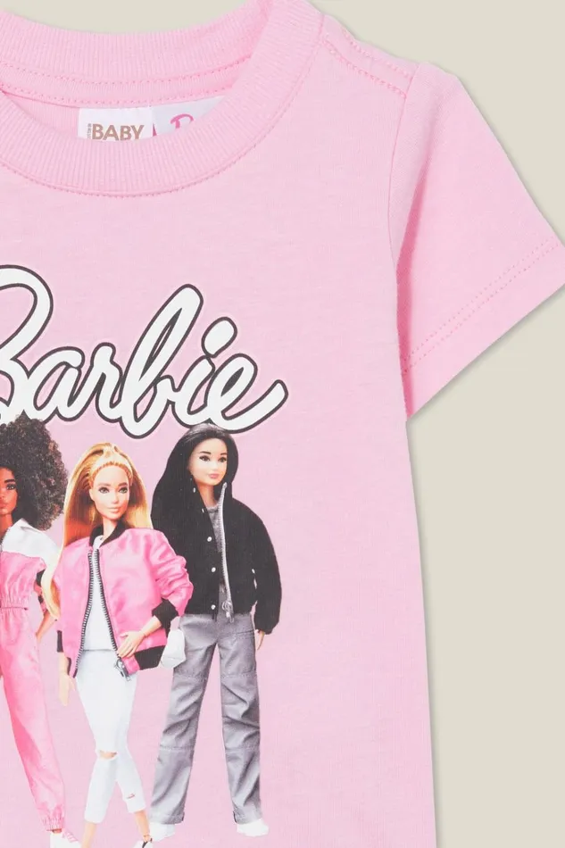 Baby Tops Jackets and Sweaters Cotton On Jamie Short Sleeve TeeLicense Lcn Mat Cali Pinkbarbie Trio Baby Tops Jackets and Sweaters Cotton On Jamie Short Sleeve TeeLicense Lcn Mat Cali Pinkbarbie Trio