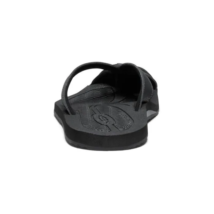 Barbados BlackSteel Grey Leather FlipFlop Women KEEN Sandals Barbados BlackSteel Grey Leather FlipFlop Women KEEN Sandals