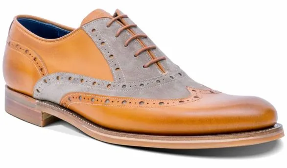 Barker Shoes Abingdon 8211 Cedar CalfParchment Suede Cedar Calfparchment Suede Mens Barker Shoes Abingdon 8211 Cedar CalfParchment Suede Cedar Calfparchment Suede Mens