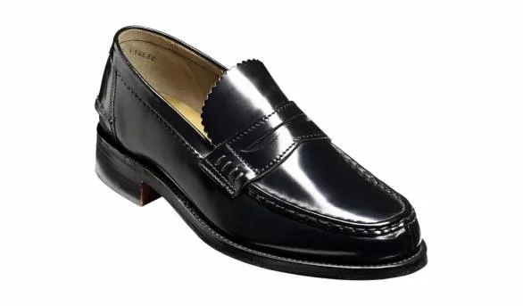 Barker Shoes Caruso 8211 Black HiShine 8211 Penny Loafer Shoe Black Hishine 8211 Penny Loafer Shoe Mens Barker Shoes Caruso 8211 Black HiShine 8211 Penny Loafer Shoe Black Hishine 8211 Penny Loafer Shoe Mens
