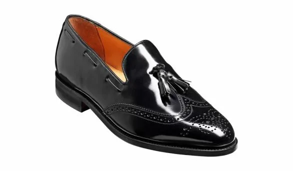 Barker Shoes Clive 8211 Black HiShine Wingtip Loafer Black Hishine Wingtip Loafer Mens Barker Shoes Clive 8211 Black HiShine Wingtip Loafer Black Hishine Wingtip Loafer Mens