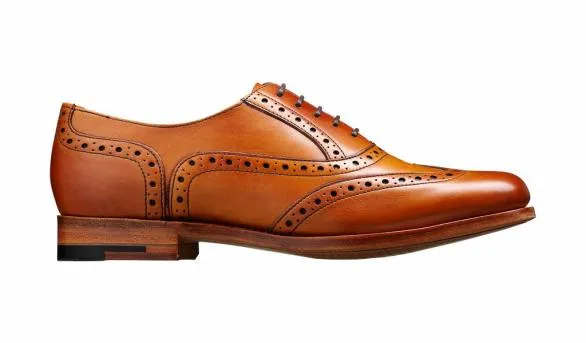 Barker Shoes Freya 8211 Cedar Calf Brogue Shoe Cedar Calf Brogue Shoe Womens