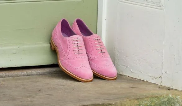 Barker Shoes Freya 8211 Cedar Calf Brogue Shoe Cedar Calf Brogue Shoe Womens