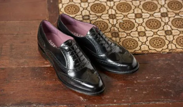 Barker Shoes Freya 8211 Cedar Calf Brogue Shoe Cedar Calf Brogue Shoe Womens