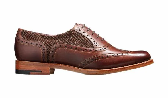 Barker Shoes Freya 8211 Walnut Calf Brown Tweed Women Wingtip Shoe Walnut Calf Brown Tweed Women Wingtip Shoe Womens Barker Shoes Freya 8211 Walnut Calf Brown Tweed Women Wingtip Shoe Walnut Calf Brown Tweed Women Wingtip Shoe Womens
