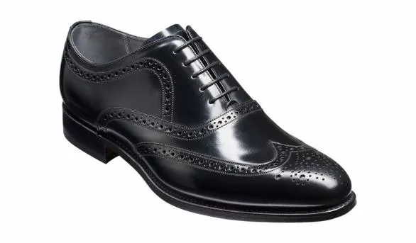 Barker Shoes Hampstead 8211 Black HiShine Oxford Brogue Shoe Black Hishine Oxford Brogue Shoe Mens Barker Shoes Hampstead 8211 Black HiShine Oxford Brogue Shoe Black Hishine Oxford Brogue Shoe Mens