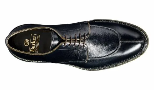 Barker Shoes Milbury 8211 Black Alpine Grain Black Alpine Grain Mens