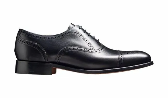 Barker Shoes Mirfield 8211 Black Calf Oxford Black Calf Oxford Mens