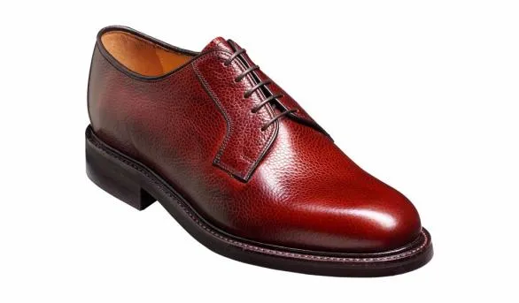 Barker Shoes Nairn 8211 Cherry Grain Derby Shoe Cherry Grain Derby Shoe Mens