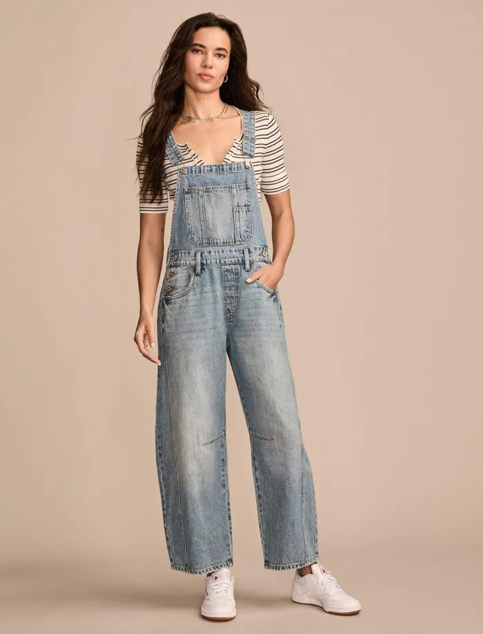 Barrel Leg Overall Make The Move Wash Women Lucky Brand Jumpsuits and Overalls Barrel Leg Overall Make The Move Wash Women Lucky Brand Jumpsuits and Overalls