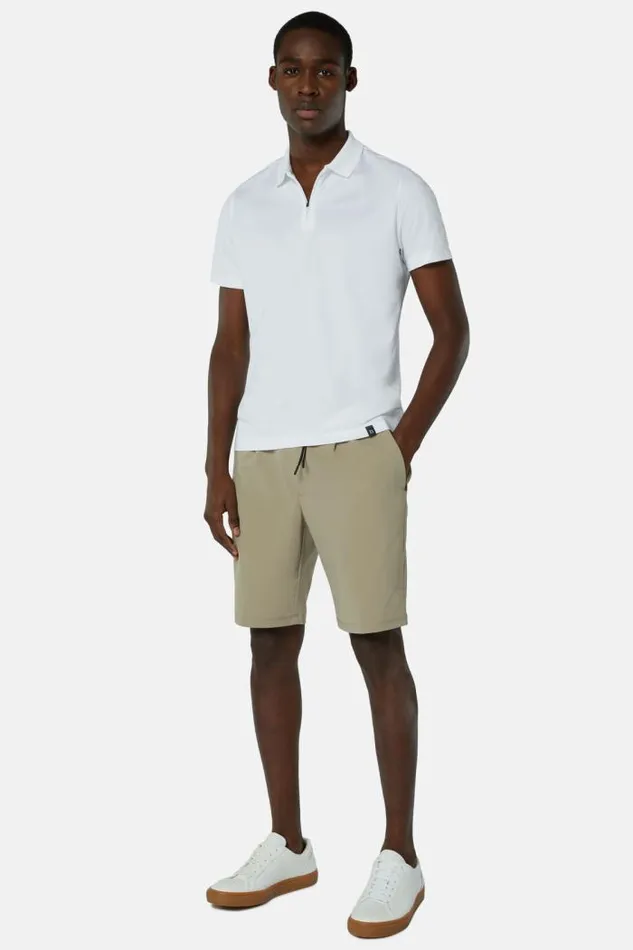 Bermuda Men Boggi Milano Bermuda Shorts In Stretch Recycled Nylon Beige Bermuda Men Boggi Milano Bermuda Shorts In Stretch Recycled Nylon Beige