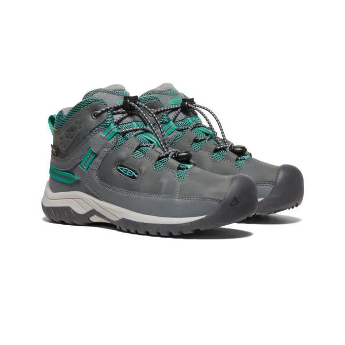 Big Kids039 Grey Hiking Boots 8211 Targhee Mid WP Kids KEEN Playground Big Kids039 Grey Hiking Boots 8211 Targhee Mid WP Kids KEEN Playground