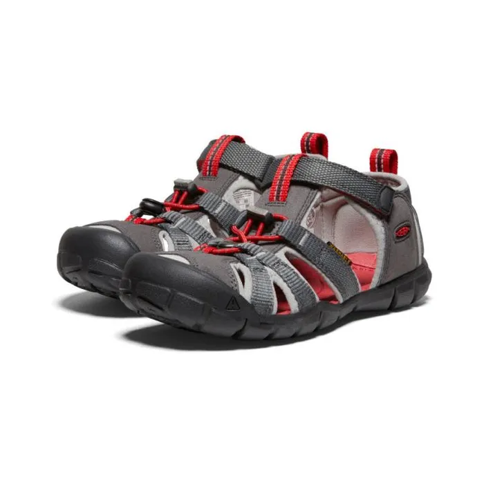 Big Kids039 Grey Water Sandals 8211 Seacamp II CNX Kids KEEN Big Kids Big Kids039 Grey Water Sandals 8211 Seacamp II CNX Kids KEEN Big Kids