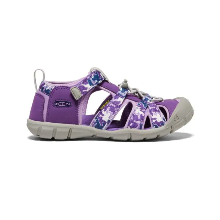Big Kids039 Purple Camo Water Sandals 8211 Seacamp II CNX Kids KEEN Big Kids