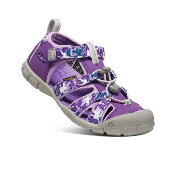 Big Kids039 Purple Camo Water Sandals 8211 Seacamp II CNX Kids KEEN Big Kids Big Kids039 Purple Camo Water Sandals 8211 Seacamp II CNX Kids KEEN Big Kids