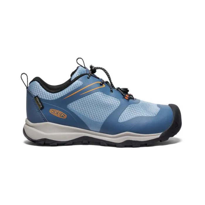 Big Kids039 Wanduro Low Waterproof Vintage IndigoScarlet Ibis Leather Shoe Kids KEEN Hike Big Kids039 Wanduro Low Waterproof Vintage IndigoScarlet Ibis Leather Shoe Kids KEEN Hike
