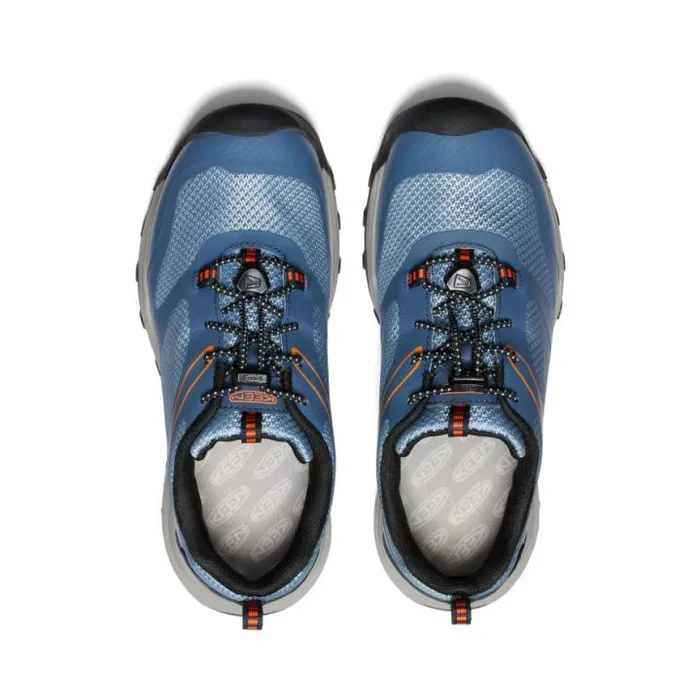 Big Kids039 Wanduro Low Waterproof Vintage IndigoScarlet Ibis Leather Shoe Kids KEEN Hike Big Kids039 Wanduro Low Waterproof Vintage IndigoScarlet Ibis Leather Shoe Kids KEEN Hike