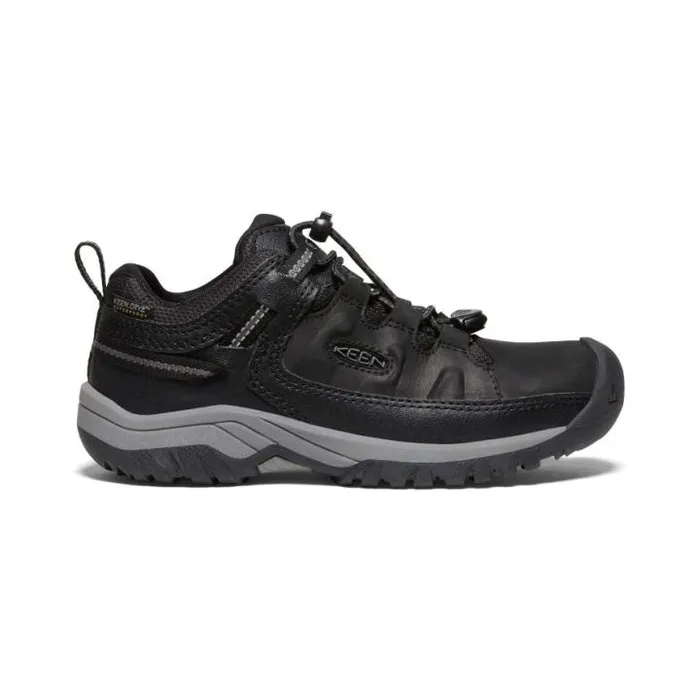Big Kids039 Waterproof Black Hiking Shoes 8211 Targhee Low WP Kids KEEN Playground Big Kids039 Waterproof Black Hiking Shoes 8211 Targhee Low WP Kids KEEN Playground