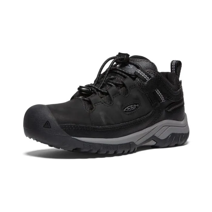 Big Kids039 Waterproof Black Hiking Shoes 8211 Targhee Low WP Kids KEEN Playground Big Kids039 Waterproof Black Hiking Shoes 8211 Targhee Low WP Kids KEEN Playground