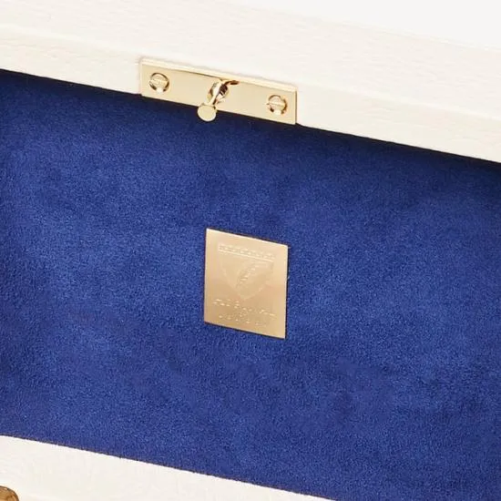 Bijou Jewellery Box Ivory Pebble Women Aspinal Of London Jewellery Boxes