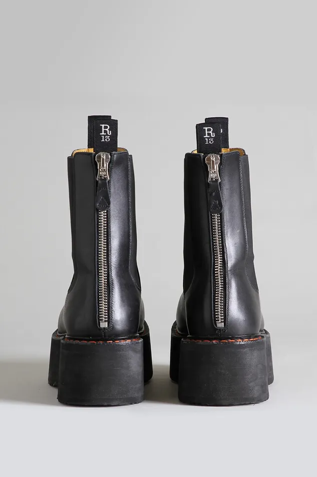 Boots Women R13 Double Stack Chelsea Boot 8211 Black Boots Women R13 Double Stack Chelsea Boot 8211 Black