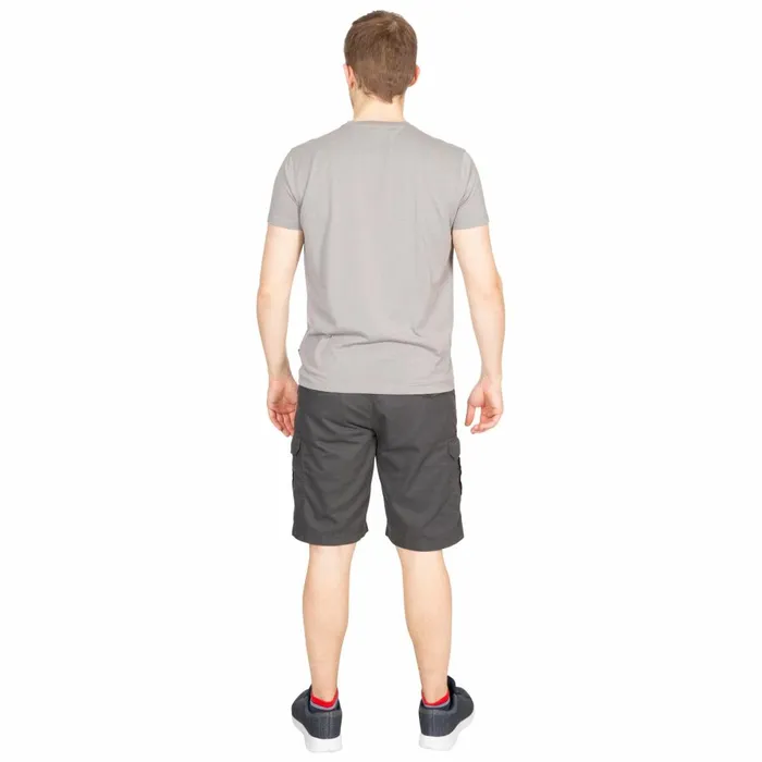 Bothesford Printed TShirt Dark Grey Marl Men Trespass TShirts