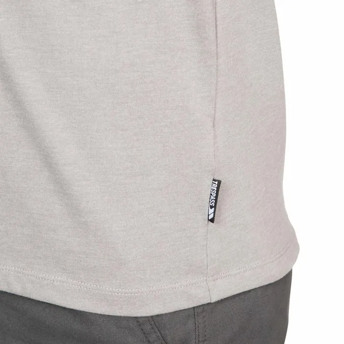 Bothesford Printed TShirt Dark Grey Marl Men Trespass TShirts