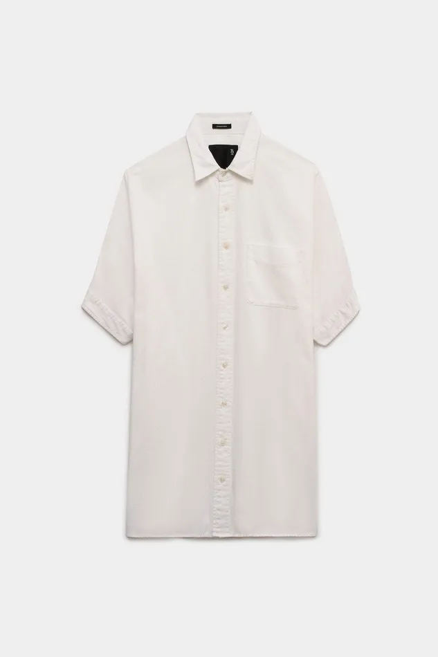 Boxy Button Up Dress 8211 White Women Dresses R13 Boxy Button Up Dress 8211 White Women Dresses R13