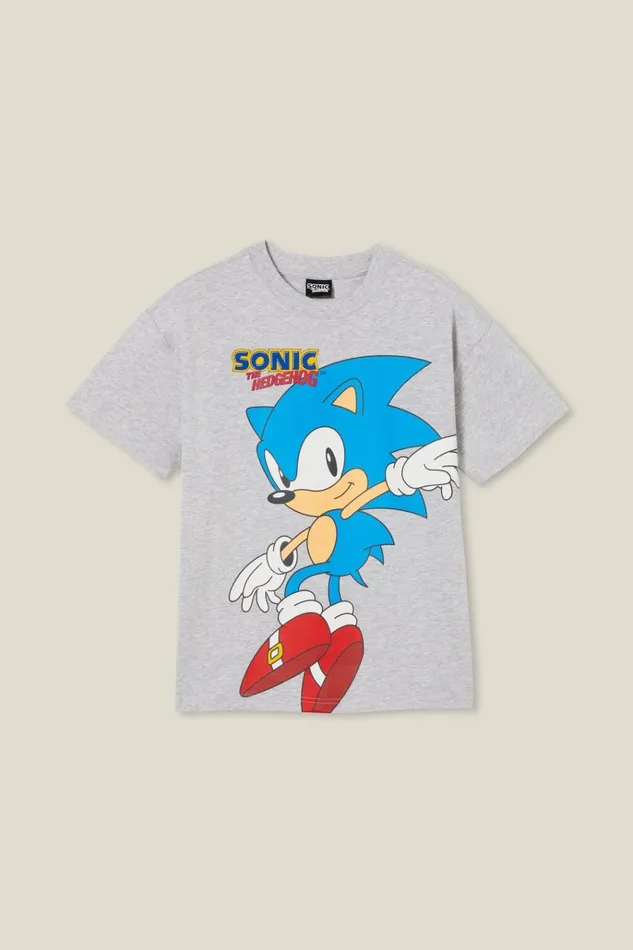 BoysGirls Tops and TShirts Cotton On License Quinn Short Sleeve Tee Lcn Sonic Fog Grey Marlesonic Hedgehog BoysGirls Tops and TShirts Cotton On License Quinn Short Sleeve Tee Lcn Sonic Fog Grey Marlesonic Hedgehog