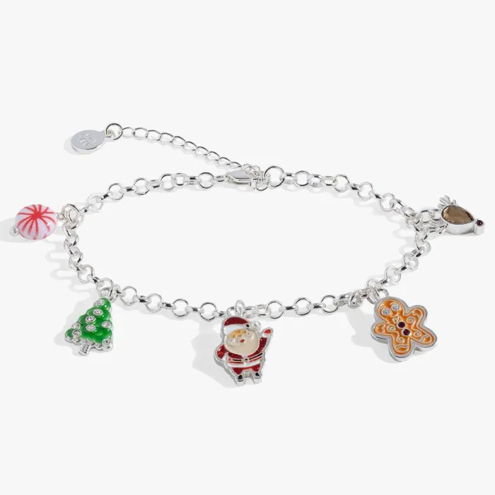 Bracelets Women Alex And Ani Holiday Charm Bracelet Shiny Silver