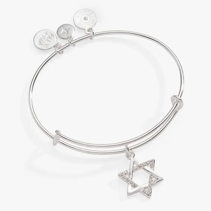 Bracelets Women Alex And Ani Holiday Star Of David Bangle Shiny Gold