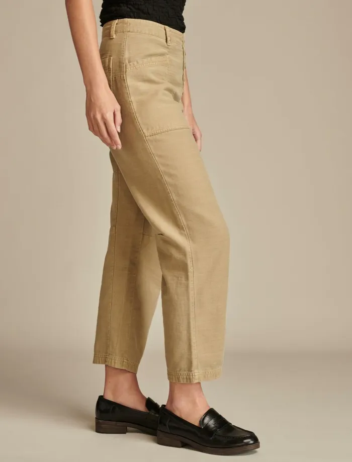 Button Front Utility Pant Twill Women Lucky Brand Pants