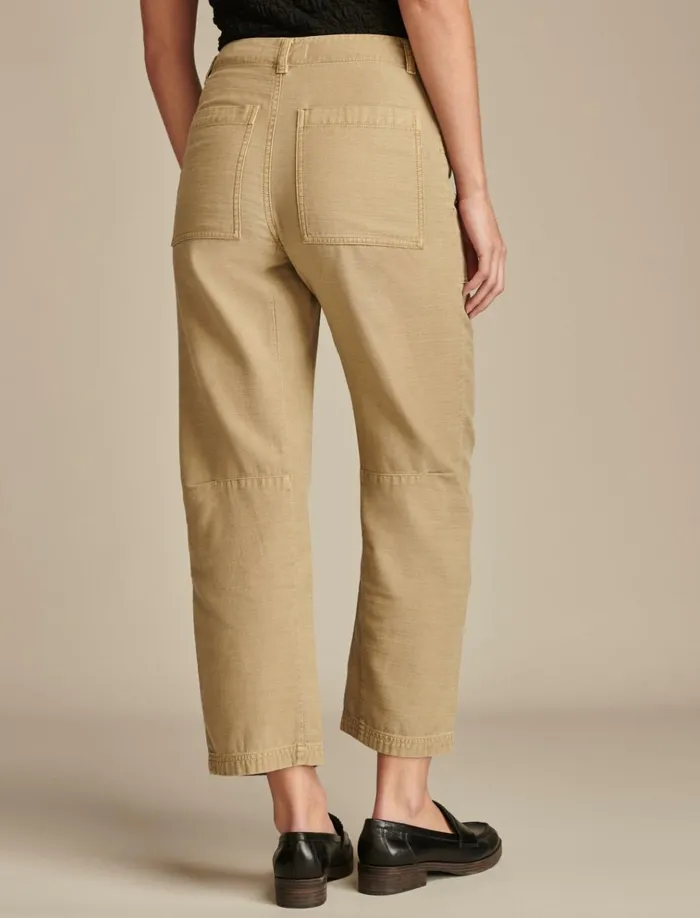 Button Front Utility Pant Twill Women Lucky Brand Pants